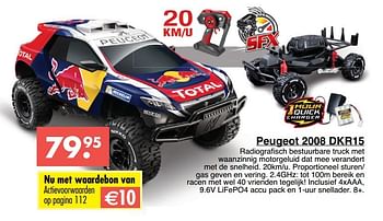 Aanbiedingen Peugeot 2008 dkr15 - Nikko - Geldig van 09/10/2017 tot 06/12/2017 bij Multi Bazar