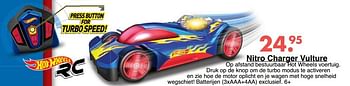 Aanbiedingen Nitro charger vulture - Hot Wheels - Geldig van 09/10/2017 tot 06/12/2017 bij Multi Bazar