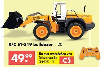 Aanbiedingen R-c sy-519 bulldozer - Huismerk - Multi Bazar - Geldig van 09/10/2017 tot 06/12/2017 bij Multi Bazar