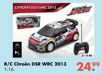 Aanbiedingen R-c citroën dsr wrc 2013 - Huismerk - Multi Bazar - Geldig van 09/10/2017 tot 06/12/2017 bij Multi Bazar