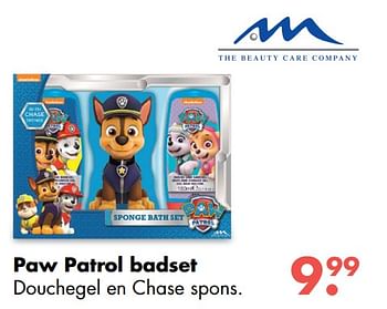 Aanbiedingen Paw patrol badset - PAW  PATROL - Geldig van 09/10/2017 tot 06/12/2017 bij Multi Bazar