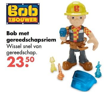 Aanbiedingen Bob met gereedschapsriem - Bob de Bouwer - Geldig van 09/10/2017 tot 06/12/2017 bij Multi Bazar