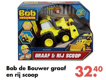 Aanbiedingen Bob de bouwer graaf en rij scoop - Bob de Bouwer - Geldig van 09/10/2017 tot 06/12/2017 bij Multi Bazar