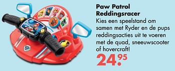 Aanbiedingen Paw patrol reddingsracer - Vtech - Geldig van 09/10/2017 tot 06/12/2017 bij Multi Bazar