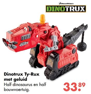 Aanbiedingen Dinotrux ty-rux met geluid - Dinotrux - Geldig van 09/10/2017 tot 06/12/2017 bij Multi Bazar