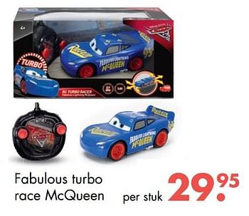 Aanbiedingen Cars 3 r-c fabulous turbo race mcqueen - Cars - Geldig van 09/10/2017 tot 06/12/2017 bij Multi Bazar