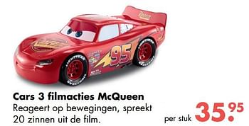 Aanbiedingen Cars 3 filmacties mcqueen - Cars - Geldig van 09/10/2017 tot 06/12/2017 bij Multi Bazar