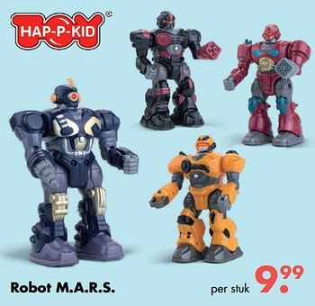 Aanbiedingen Robot m.a.r.s - Hap P Kids - Geldig van 09/10/2017 tot 06/12/2017 bij Multi Bazar