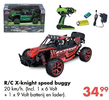 Aanbiedingen R-c x-knight speedy biggy - Huismerk - Multi Bazar - Geldig van 09/10/2017 tot 06/12/2017 bij Multi Bazar