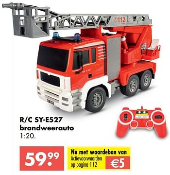 Aanbiedingen R-c sy-e527 bradweerauto - Huismerk - Multi Bazar - Geldig van 09/10/2017 tot 06/12/2017 bij Multi Bazar