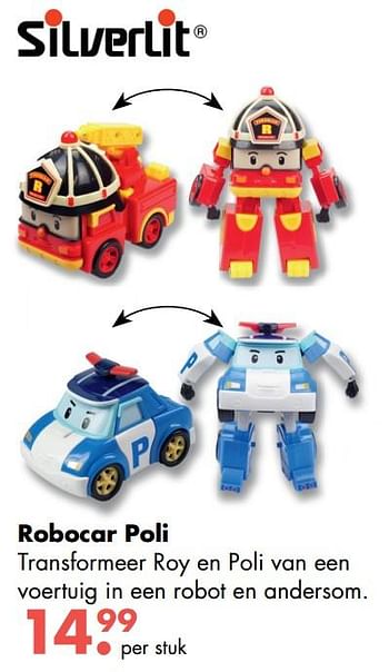 Aanbiedingen Robocar poli - Silverlit - Geldig van 09/10/2017 tot 06/12/2017 bij Multi Bazar