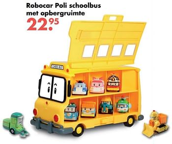 Aanbiedingen Robocar poli schoolbus met opbergruimte - Silverlit - Geldig van 09/10/2017 tot 06/12/2017 bij Multi Bazar