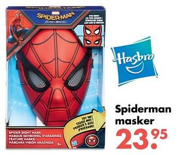 Aanbiedingen Spiderman masker - Hasbro - Geldig van 09/10/2017 tot 06/12/2017 bij Multi Bazar