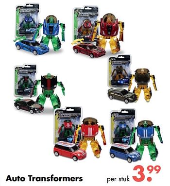 Aanbiedingen Auto transformers - Transformers - Geldig van 09/10/2017 tot 06/12/2017 bij Multi Bazar