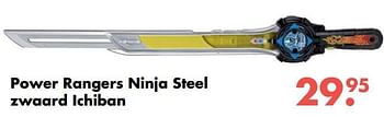 Aanbiedingen Power rangers ninja steel zwaard ichiban - Power Rangers - Geldig van 09/10/2017 tot 06/12/2017 bij Multi Bazar