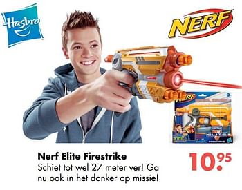 Aanbiedingen Nerf elite firestrike - Nerf - Geldig van 09/10/2017 tot 06/12/2017 bij Multi Bazar