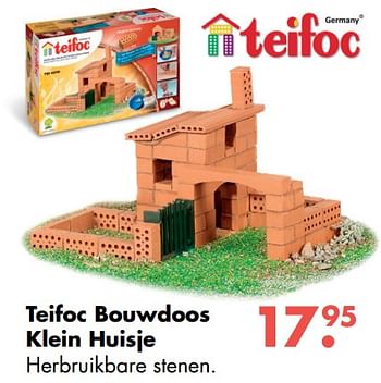 Aanbiedingen Teifoc bouwdoos klein huisje - teifoc - Geldig van 09/10/2017 tot 06/12/2017 bij Multi Bazar