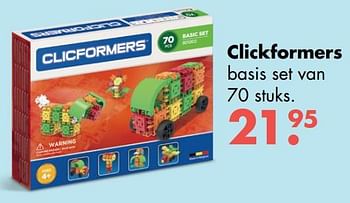 Aanbiedingen Clickformers - Clicformers - Geldig van 09/10/2017 tot 06/12/2017 bij Multi Bazar