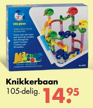 Aanbiedingen Knikkerbaan - Marbel - Geldig van 09/10/2017 tot 06/12/2017 bij Multi Bazar