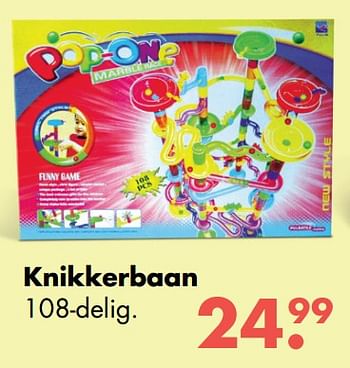 Aanbiedingen Knikkerbaan - Huismerk - Multi Bazar - Geldig van 09/10/2017 tot 06/12/2017 bij Multi Bazar