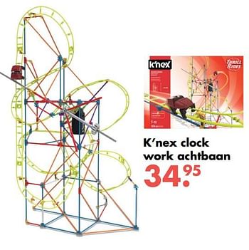 Aanbiedingen K`nex clock work achtbaan - K'Nex - Geldig van 09/10/2017 tot 06/12/2017 bij Multi Bazar