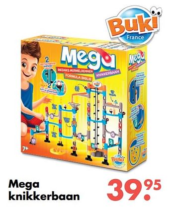 Aanbiedingen Mega knikkerbaan - Buki - Geldig van 09/10/2017 tot 06/12/2017 bij Multi Bazar