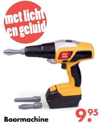 Aanbiedingen Boormachine - tool tech - Geldig van 09/10/2017 tot 06/12/2017 bij Multi Bazar