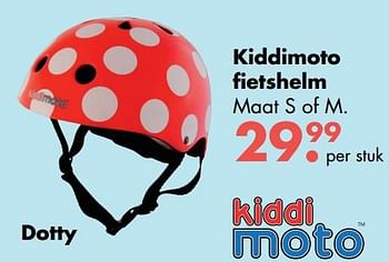 Aanbiedingen Kiddimoto fietshelm maat s of m dotty - Kiddi Moto - Geldig van 09/10/2017 tot 06/12/2017 bij Multi Bazar