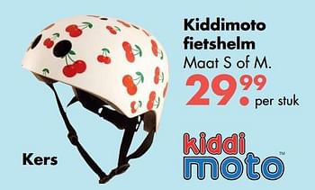 Aanbiedingen Kiddimoto fietshelm maat s of m kers - Kiddi Moto - Geldig van 09/10/2017 tot 06/12/2017 bij Multi Bazar