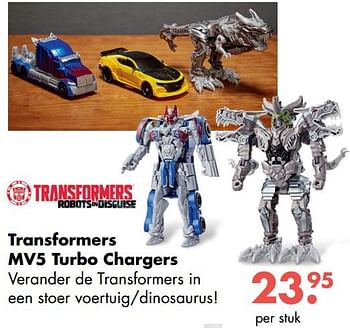 Aanbiedingen Transformers mv5 turbo chargers - Transformers - Geldig van 09/10/2017 tot 06/12/2017 bij Multi Bazar