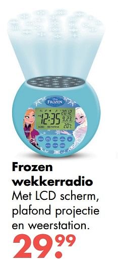 Aanbiedingen Frozen wekkerradio - Lexibook - Geldig van 09/10/2017 tot 06/12/2017 bij Multi Bazar