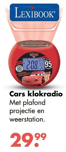 Aanbiedingen Cars klokradio - Lexibook - Geldig van 09/10/2017 tot 06/12/2017 bij Multi Bazar