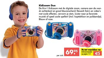 Aanbiedingen Kidizoom duo - Vtech - Geldig van 09/10/2017 tot 06/12/2017 bij Multi Bazar