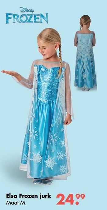 Aanbiedingen Elsa frozen jurk - Huismerk - Multi Bazar - Geldig van 09/10/2017 tot 06/12/2017 bij Multi Bazar