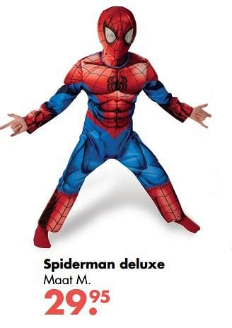Aanbiedingen Spiderman deluxe - Spider-man - Geldig van 09/10/2017 tot 06/12/2017 bij Multi Bazar