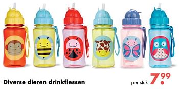 Aanbiedingen Diverse dieren drinkflessen - Skip Hop - Geldig van 09/10/2017 tot 06/12/2017 bij Multi Bazar