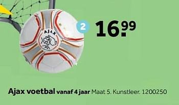 Aanbiedingen Ajax voetbal - Ajax - Geldig van 25/09/2017 tot 10/12/2017 bij Intertoys