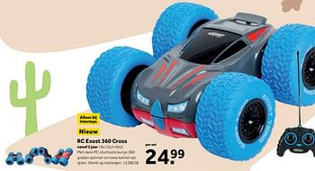 Aanbiedingen Rc exost 360 cross - Huismerk - Intertoys - Geldig van 25/09/2017 tot 10/12/2017 bij Intertoys