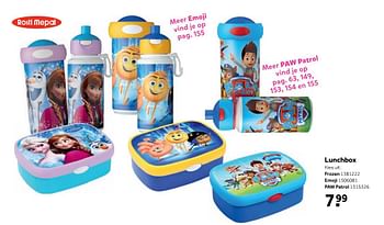 Aanbiedingen Lunchbox frozen - Rosti Mepal - Geldig van 25/09/2017 tot 10/12/2017 bij Intertoys