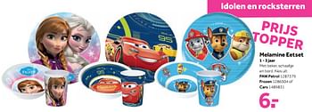 Aanbiedingen Melamine eetset paw patrol - PAW  PATROL - Geldig van 25/09/2017 tot 10/12/2017 bij Intertoys