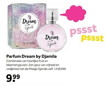 Aanbiedingen Parfum dream by djamila - dream-by-djamila - Geldig van 25/09/2017 tot 10/12/2017 bij Intertoys