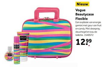 Aanbiedingen Vogue beautycase flexible - Vogue - Geldig van 25/09/2017 tot 10/12/2017 bij Intertoys