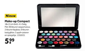 Aanbiedingen Make-up compact - Huismerk - Intertoys - Geldig van 25/09/2017 tot 10/12/2017 bij Intertoys