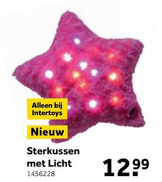 Aanbiedingen Sterkussen met licht - Huismerk - Intertoys - Geldig van 25/09/2017 tot 10/12/2017 bij Intertoys