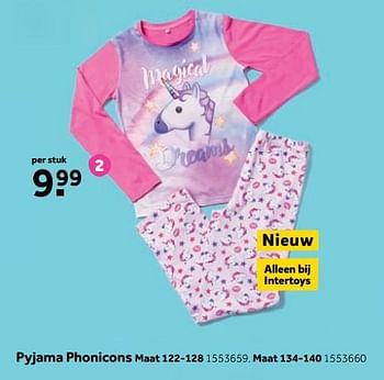 Aanbiedingen Pyjama phonicons - Huismerk - Intertoys - Geldig van 25/09/2017 tot 10/12/2017 bij Intertoys