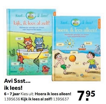 Aanbiedingen Avi ssst... ik lees! hoera ik lees alleen! - Huismerk - Intertoys - Geldig van 25/09/2017 tot 10/12/2017 bij Intertoys