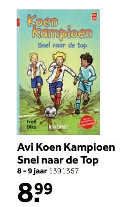 Aanbiedingen Avi koen kampioen snel naar de top - Huismerk - Intertoys - Geldig van 25/09/2017 tot 10/12/2017 bij Intertoys