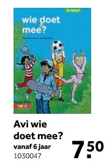 Aanbiedingen Avi wie doet mee? - Huismerk - Intertoys - Geldig van 25/09/2017 tot 10/12/2017 bij Intertoys