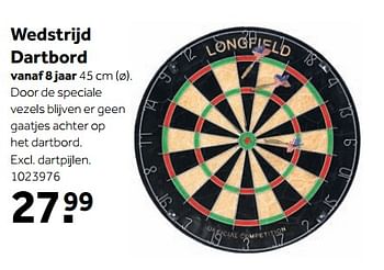 Aanbiedingen Wedstrijd dartbord - Huismerk - Intertoys - Geldig van 25/09/2017 tot 10/12/2017 bij Intertoys