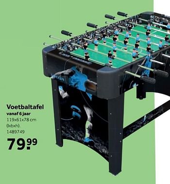 Aanbiedingen Voetbaltafel - Huismerk - Intertoys - Geldig van 25/09/2017 tot 10/12/2017 bij Intertoys